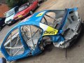 Remains of the shell following Snetterton 2016 accident (© Dan Welch)