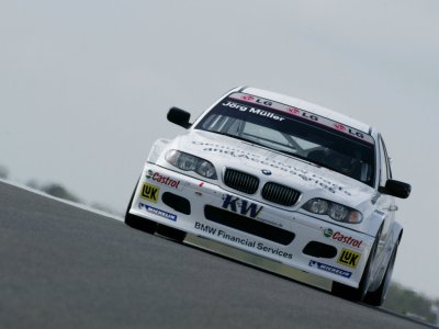 Jörg Müller, Silverstone WTCC 2005 (&copy; BMW Media)
