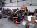 Rebuild after Silverstone 2014 crash (© West Surrey Racing)