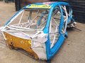 Remains of the shell following Snetterton 2016 accident (© Dan Welch)