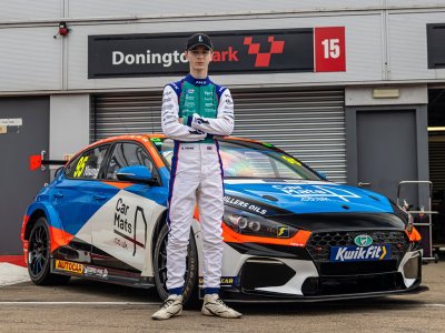 Noah Young. Donington Park 2026 (&copy; EXCELR8 Motorsport)
